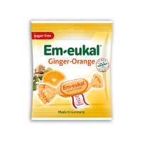 EM-EUKAL pastilky zázvor-pomaranč s vitamínmi bez cukru 50 g