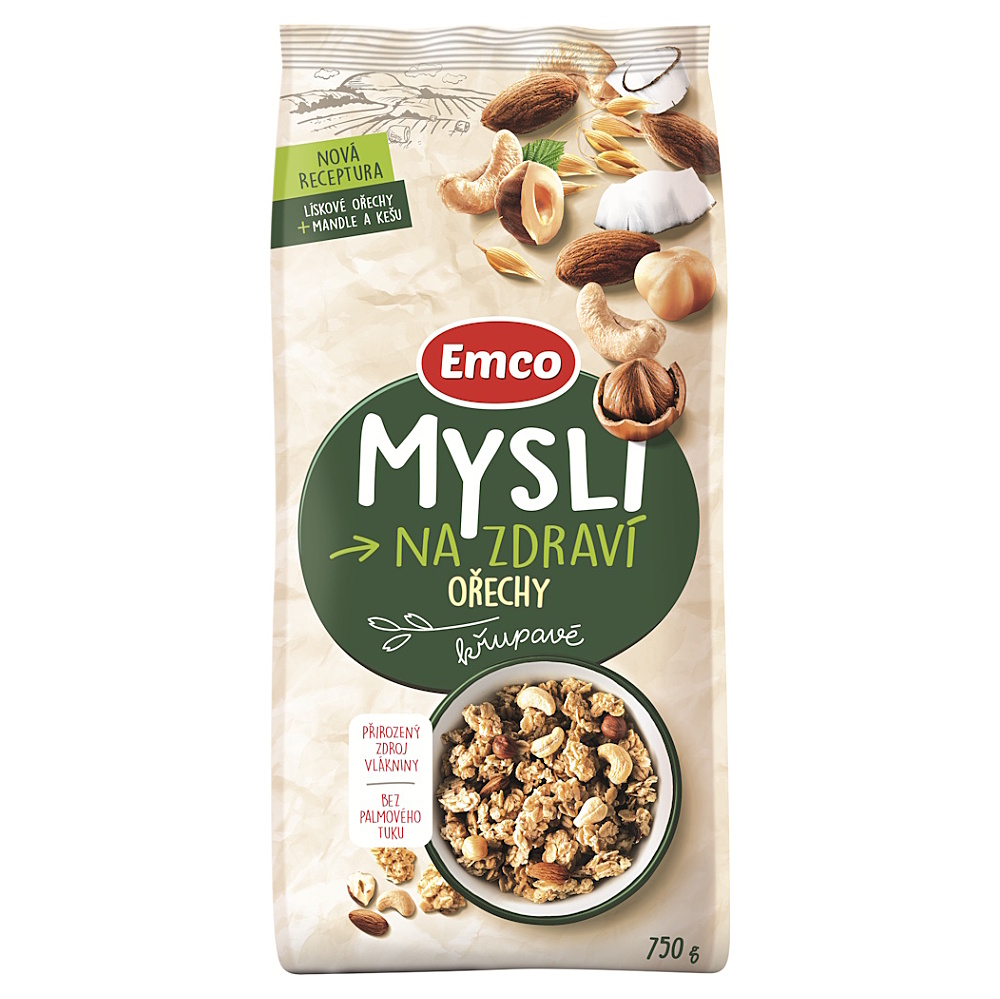 EMCO Müsli orechové 750 g