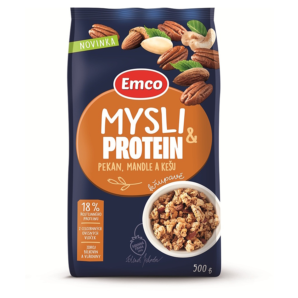 EMCO Müsli proteínové pekan mandle kešu 500 g