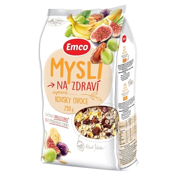EMCO Mysli sypané S kúskami ovocia 750 g