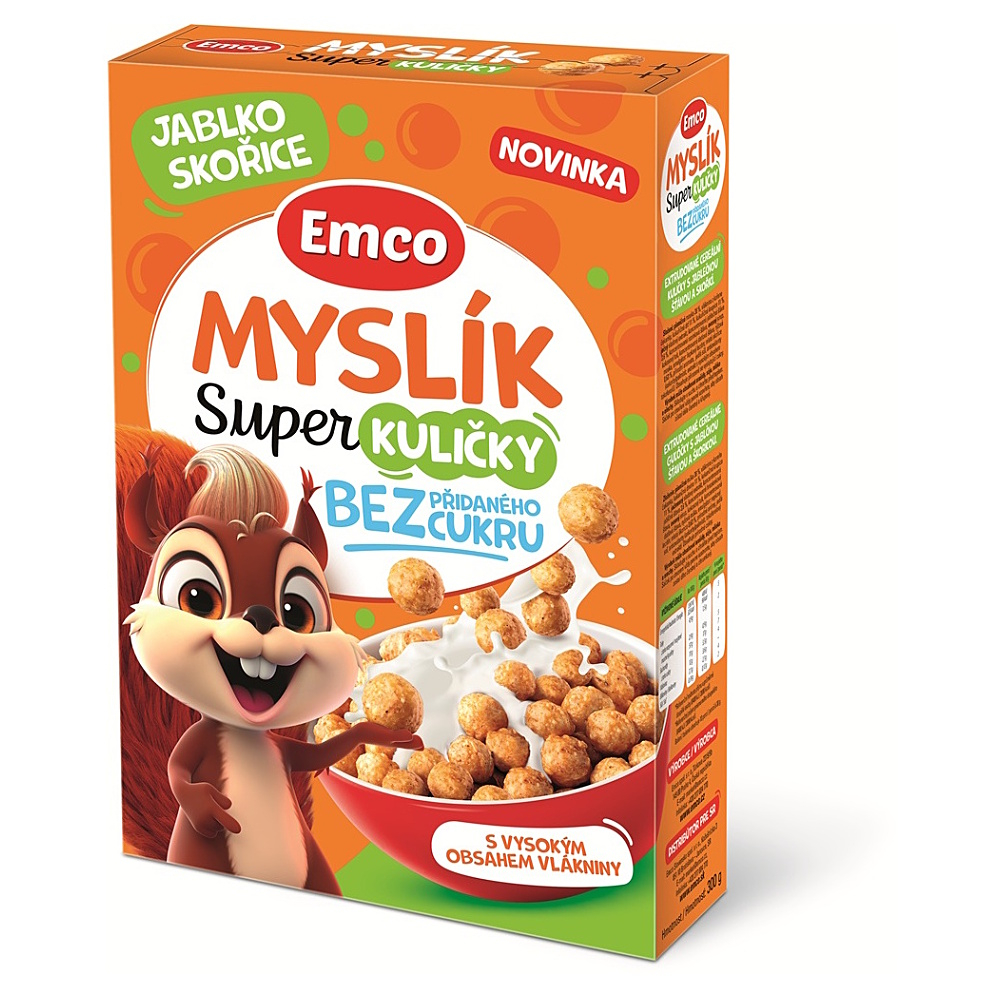 EMCO Myslík super guličky jablko škorice 300 g