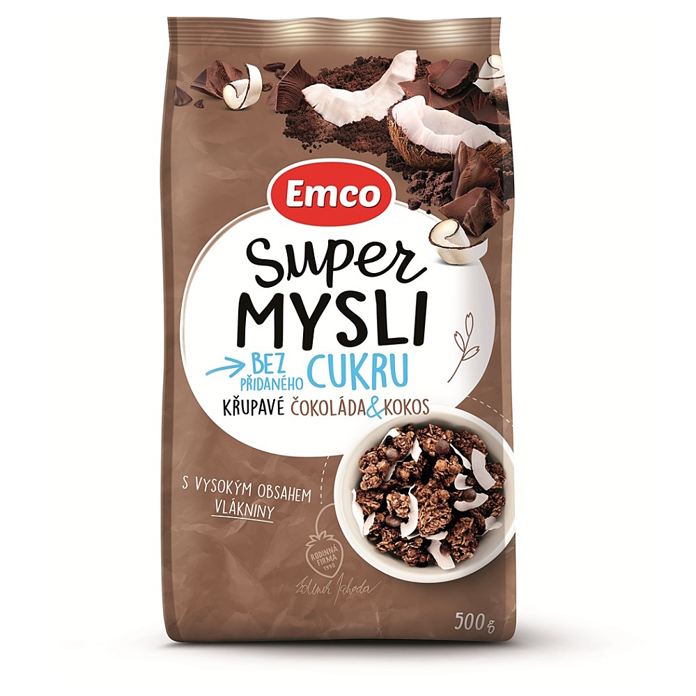 EMCO Super müsli čokoláda kokos 500 g