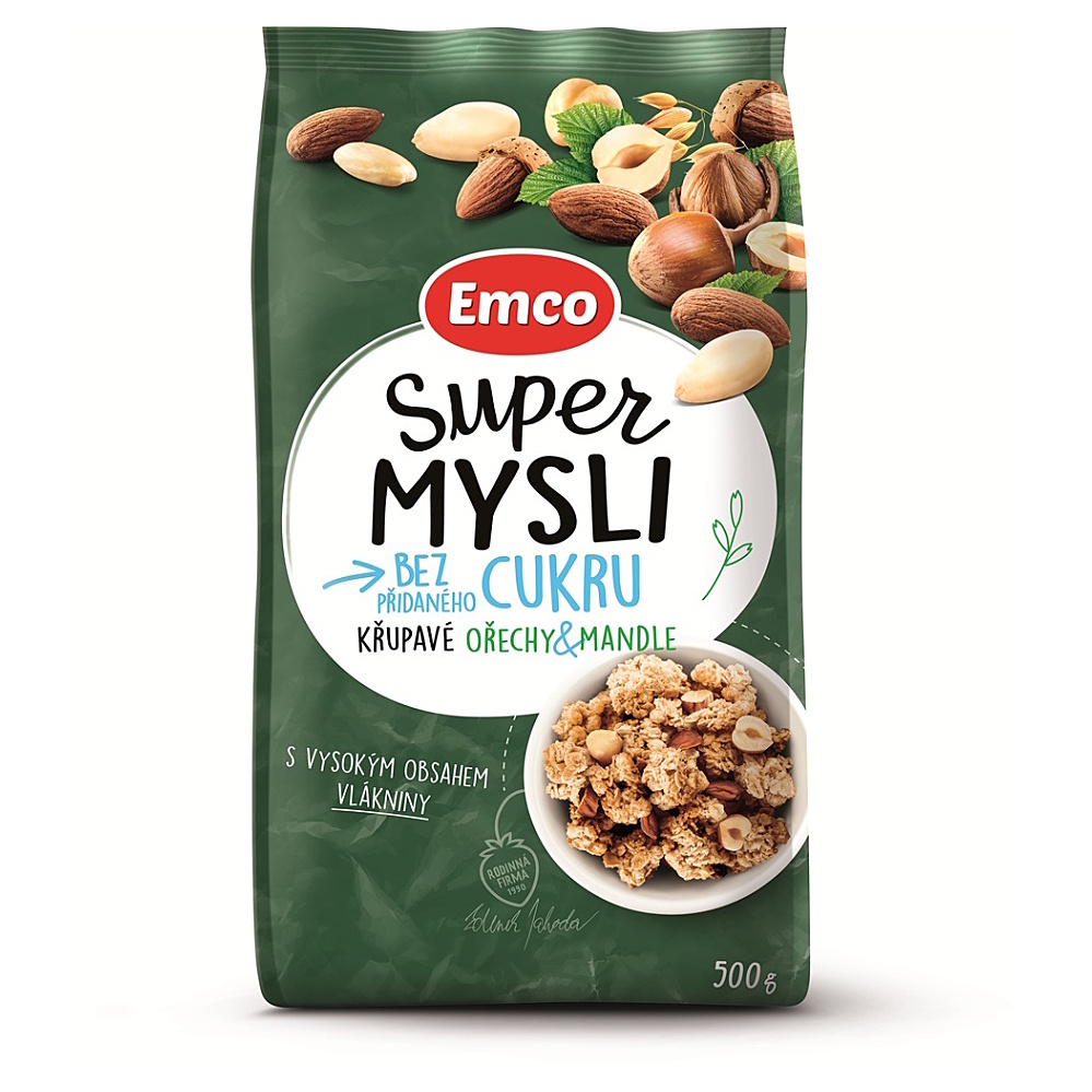 EMCO Super müsli orechy a mandle 500 g