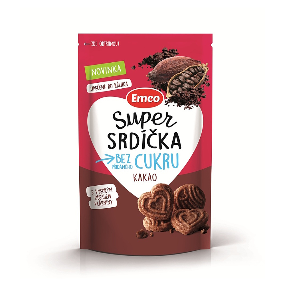 EMCO Super srdiečka kakao 140 g
