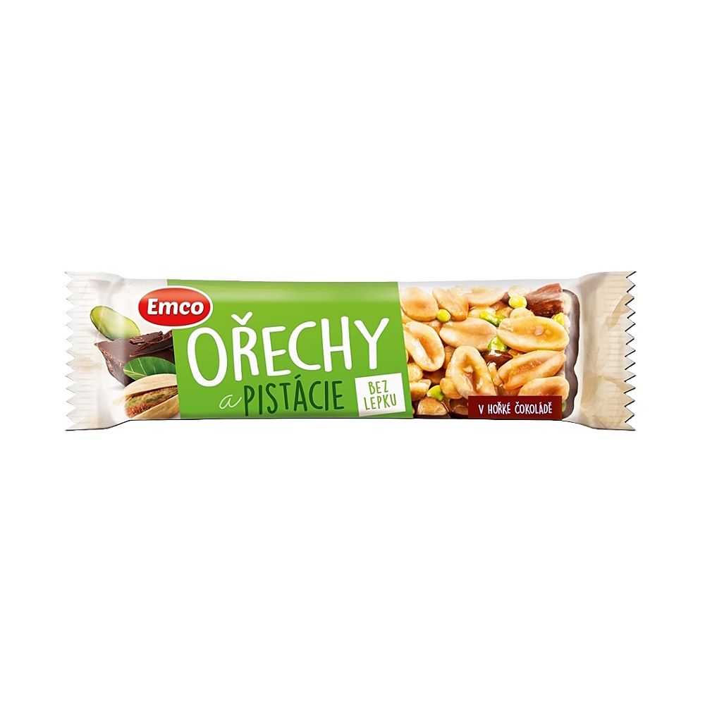 EMCO Tyčinka orechy pistácie 35 g