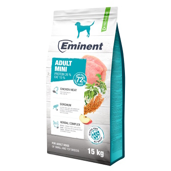 EMINENT Adult Mini 26/15 granuly pre malé a trpasličie plemená psov, Hmotnosť balenia: 3 kg (Granule pre psov)