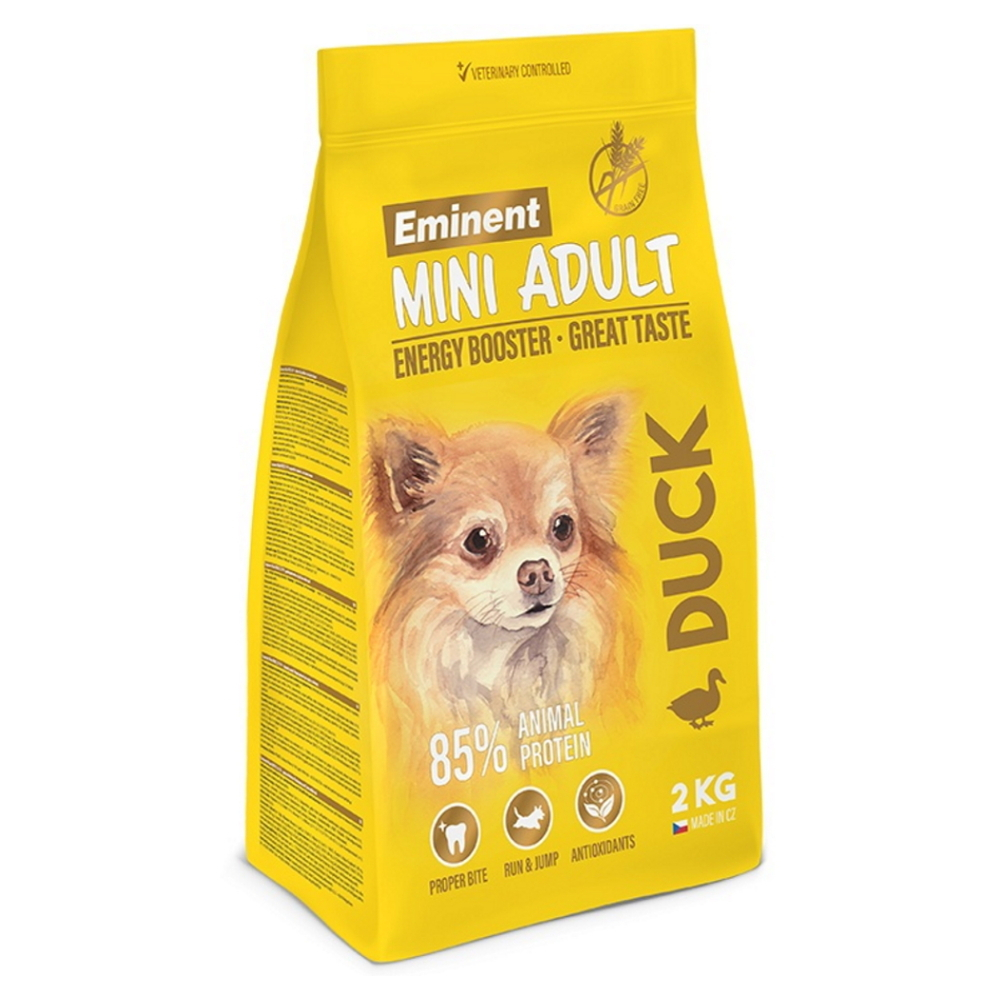 EMINENT Mini Adult Duck granuly pre aktívnych psov 2 kg kúpite na Mojalekaren.sk
