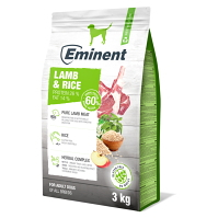 EMINENT Lamb & Rice 26/14 granuly pre psy, Hmotnosť balenia: 15 kg