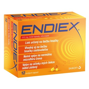 ENDIEX 200 mg 12 tvrdých kapsúl