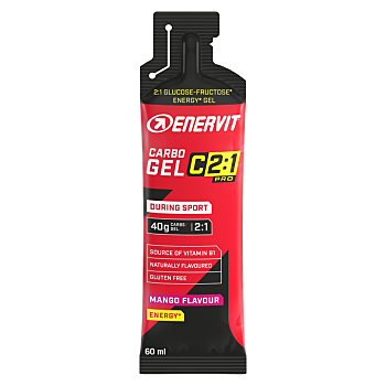 ENERVIT Carbo gél C2:1 mango 60 ml (Energetické gély)