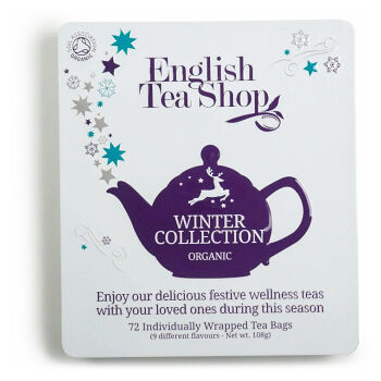 ENGLISH TEA SHOP Bio čaj v plechovej kazete 72 sáčkov
