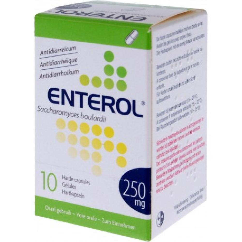 Obrázok ENTEROL 250 mg tvrdé kapsuly 10 ks