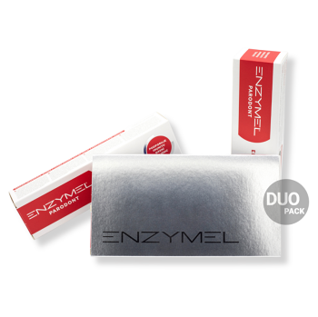 ENZYMEL Parodont Enzýmová zubná pasta 2 x 75 ml (Zubné pasty na krvácanie ďasien) - Upokojujúci, Ochranný, Antibakteriálne, Ošetrujúci