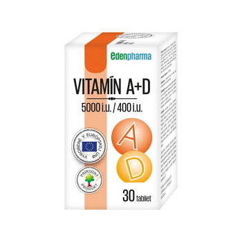 EDENPHARMA Vitamín A+D 5000 i.u./400 i.u. tablety30 ks