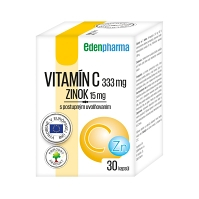 EDENPHARMA Vitamín C + Zinok s postupným uvoľňovaním 30 kapsúl