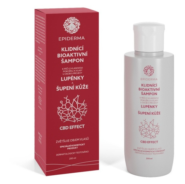 E-shop EPIDERMA Bioaktívny CBD šampón pri Lupienke 200 ml