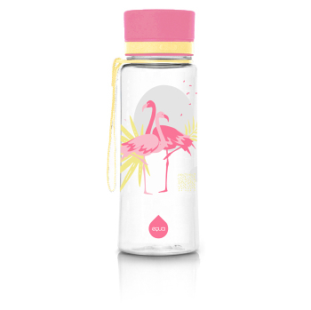 EQUA Plastová fľaša Flamingo 600 ml