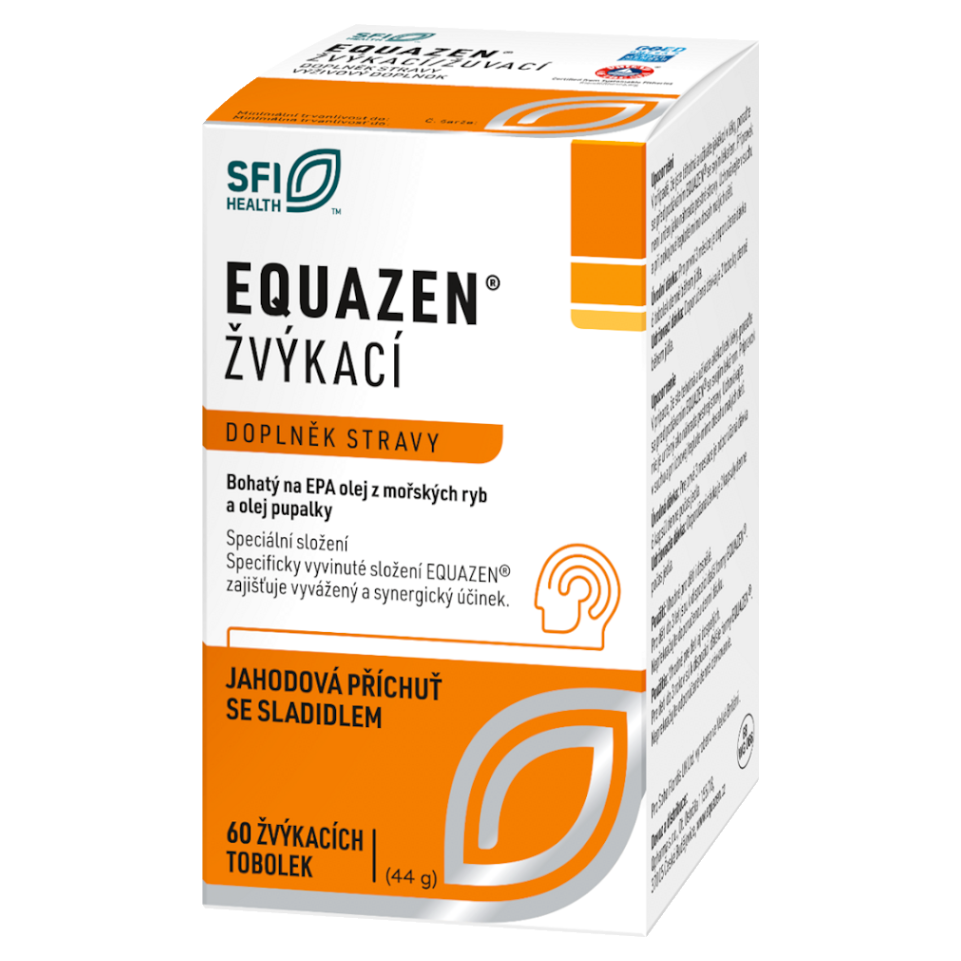 Equazen 60 tabliet jahodová příchuť
