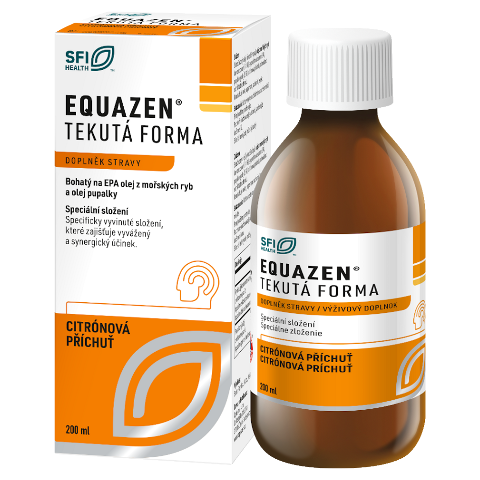 EQUAZEN Tekutá forma s príchuťou citróna 200 ml