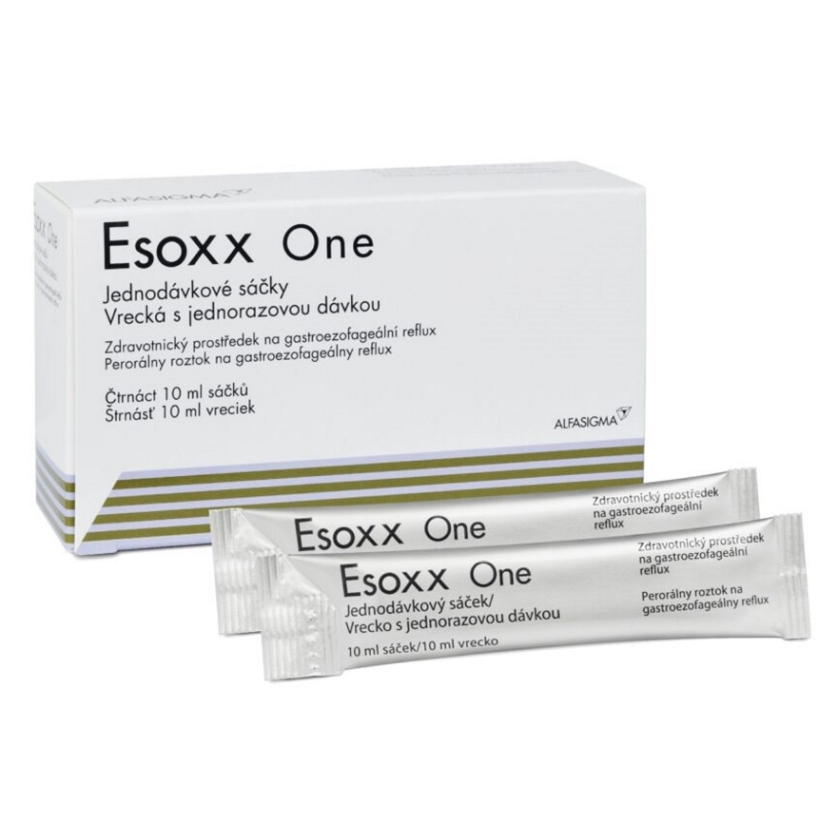 ESOXX ONE vrecká na gastroezofageálny reflux perorálny roztok 14x10 ml