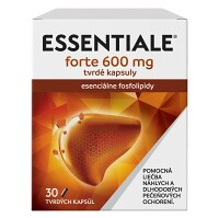 ESSENTIALE forte 600 mg 30 tvrdých kapsúl