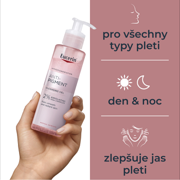 EUCERIN AntiPigment Rozjasňujúci čistiaci gél 400 ml