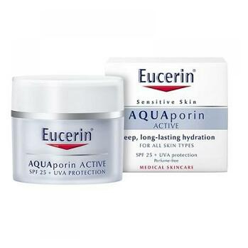 EUCERIN Aquaporin active krém s UV ochranou pre citlivú pokožku 50 ml