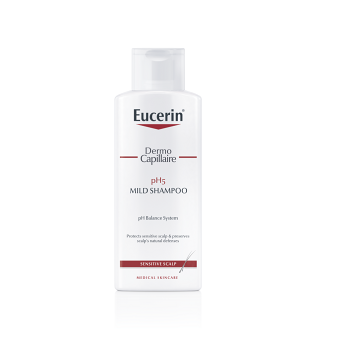 EUCERIN DermoCapillaire pH5 šampón na vlasy pre citlivú pokožku 250 ml (Dermokozmetika šampóny na vlasy) - Dermokozmetika, Vyživujúce