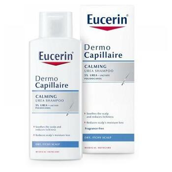 EUCERIN DermoCapillaire Šampón na vlasy 5% UREA pre suchú pokožku 250 ml