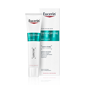 EUCERIN DermoPure CLINICAL Zmatňující fluid, 40ml (Dermokozmetika pleťová séra a emulzie) - Dermokozmetika
