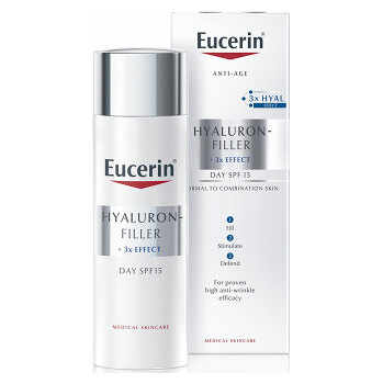 EUCERIN EUCERIN Hyaluron-Filler + 3x Effect krém pre normálnu a zmiešanú pleť 50 ml