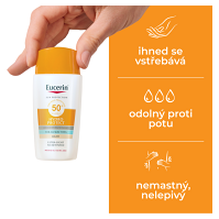 EUCERIN Sun Hydro Protect Fluid na opaľovanie svetlý SPF 50+ 50 ml