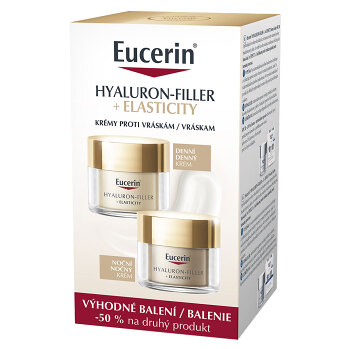 EUCERIN Hyaluron-Filler Elasticity Denný+nočný krém Darčekové balenie (Dermokozmetika pleťové krémy) - Dermokozmetika