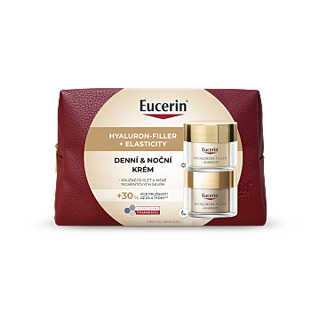 EUCERIN Hyaluron-Filler + Elasticity Vianočná kazeta 2 x 50 ml (Kozmetické balíčky)