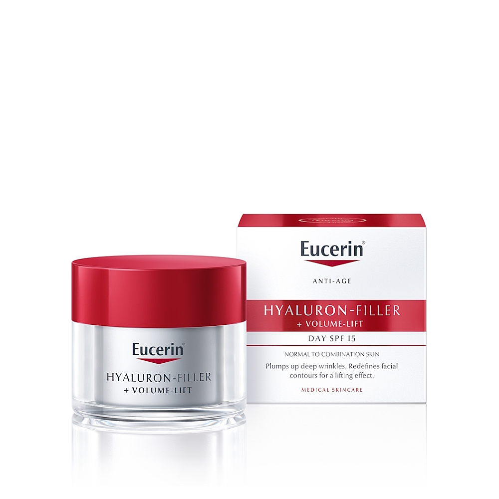 E-shop EUCERIN Hyaluron-Filler + Volume-Lift Denný krém SPF 15 50 ml