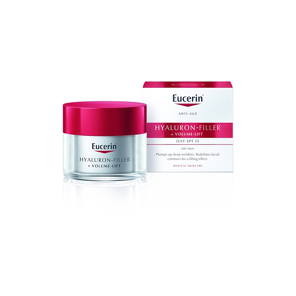 E-shop EUCERIN HYALURON FILLER+VOLUME-LIFT Denný krém SPF 15 suchá pleť 50 ml