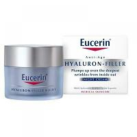 EUCERIN HYALURON-FILLER Intenzívny vypĺňajúci nočný krém proti vráskam 50 ml