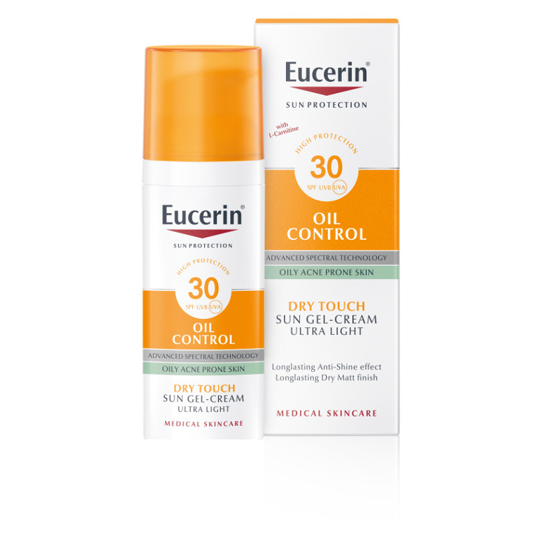 EUCERIN Sun Oil Control Opaľovací krémový gél na tvár SPF 30 50 ml