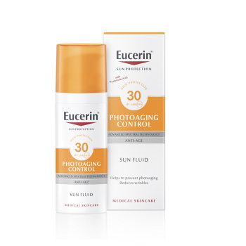 EUCERIN Sun Photoaging Control Opaľovacia emulzia na tvár SPF30 50 ml