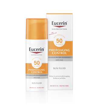 EUCERIN Sun Photoaging Control opaľovacia emulzia na tvár SPF50 50 ml (Dermokozmetika opaľovacie krémy) - Dermokozmetika