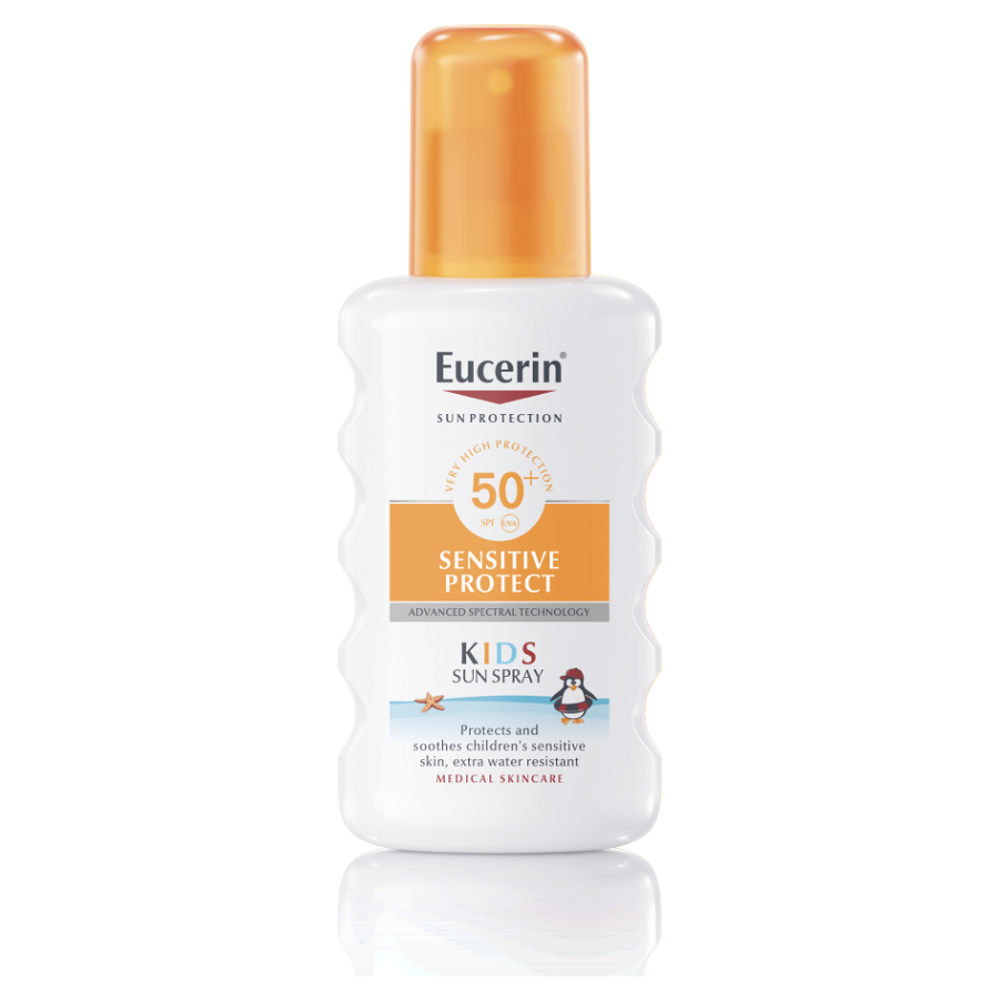 E-shop EUCERIN SUN Detský sprej SPF 50+ na opaľovanie s veľmi vysokou ochranou 200 ml