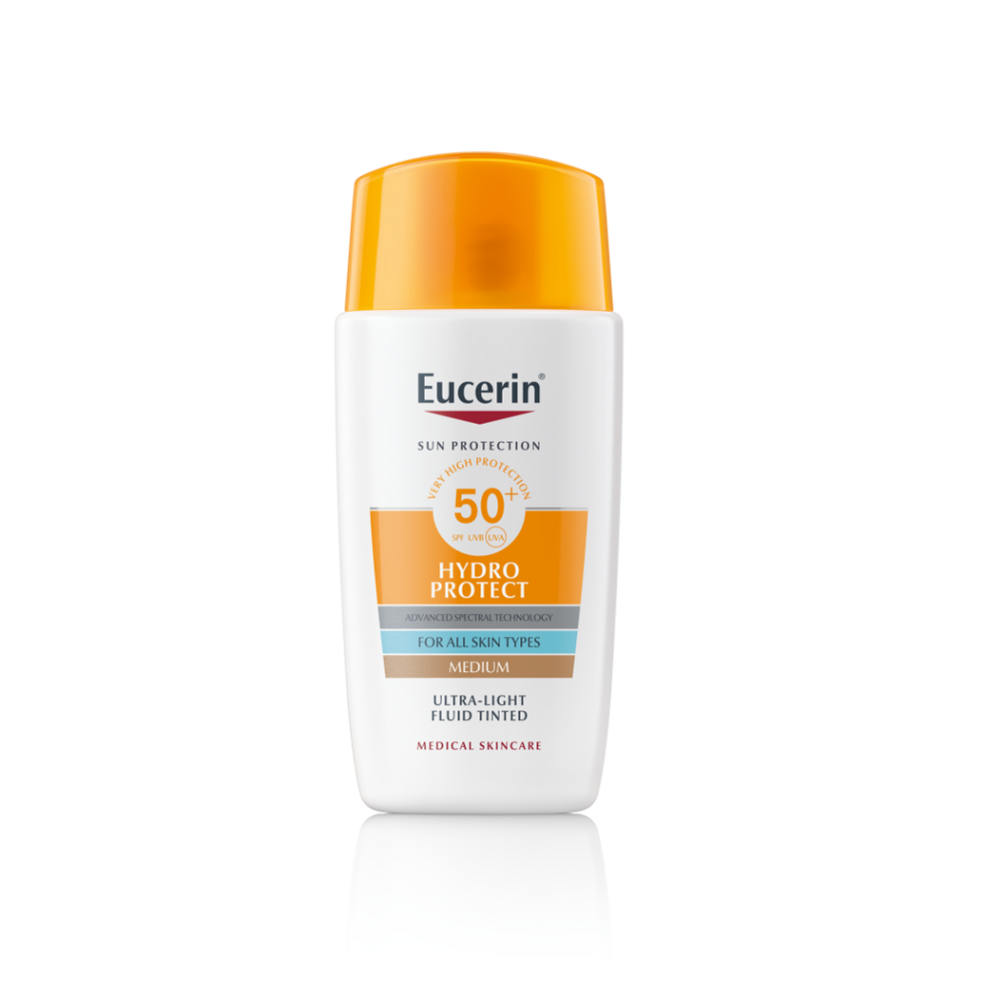 EUCERIN Sun Hydro Protect Fluid na opaľovanie str. tmavý SPF 50+ 50 ml