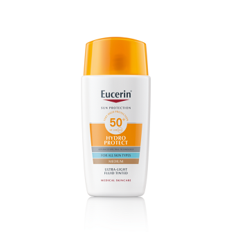 EUCERIN Sun Hydro Protect Fluid na opaľovanie str. tmavý SPF 50+ 50 ml