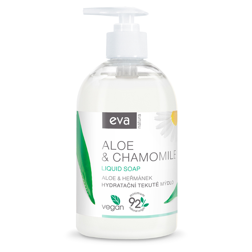 EVA NATURA Hydratačné tekuté mydlo Aloe & Harmanček 500 ml