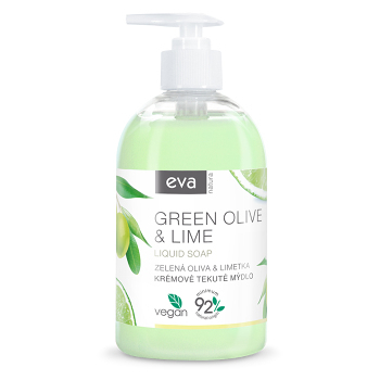 EVA NATURA Krémové tekuté mydlo Zelená oliva & Limetka 500 ml