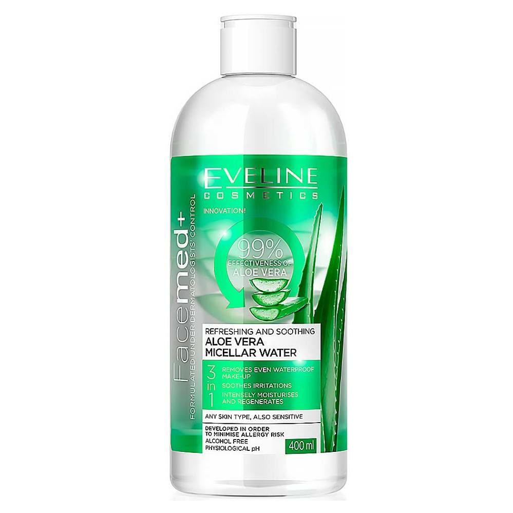 EVELINE Facemed+ Micelárna voda s Aloe Vera 400 ml