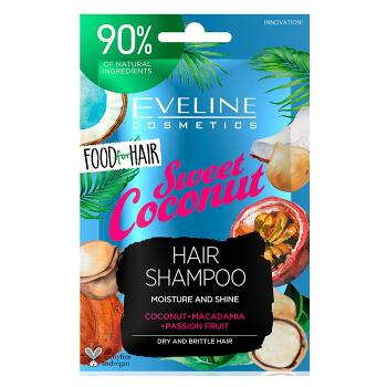 EVELINE Food For Hair Šampón na vlasy Coconut 20 ml, expirácie