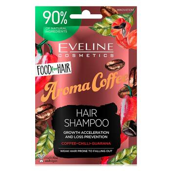 EVELINE Food For Hair Šampón na vlasy Coffee 20 ml