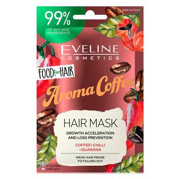 EVELINE Food For Hair Vlasová maska Coffee 20 ml, expirácie