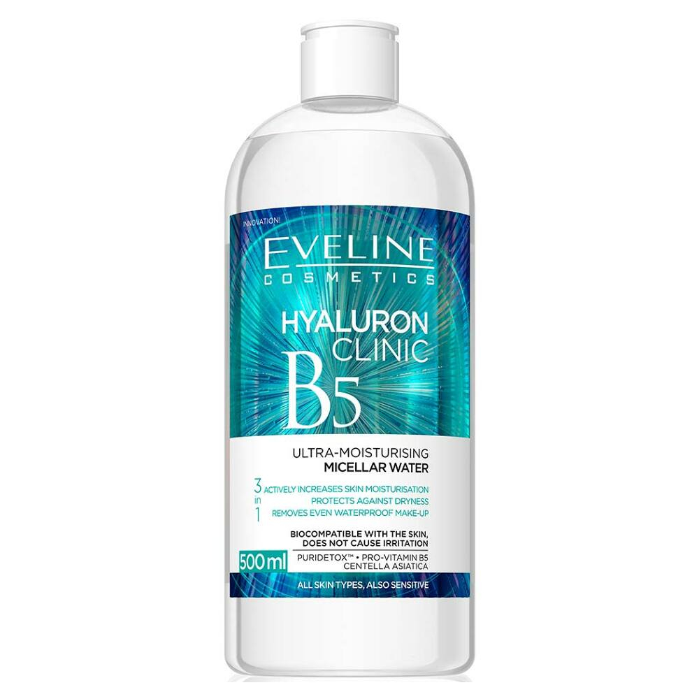 EVELINE Micelárna voda Hyaluron Clinic 500 ml